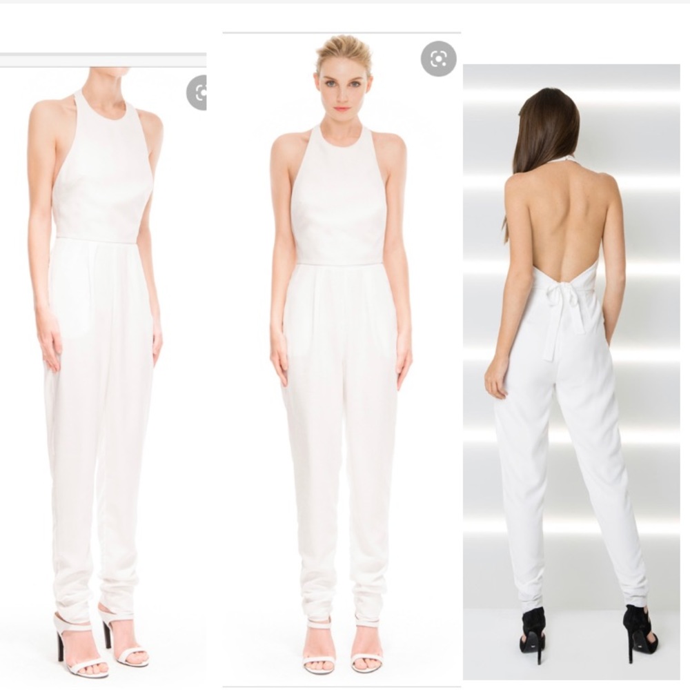 Finders keepers the Monument White jumpsuit cream
